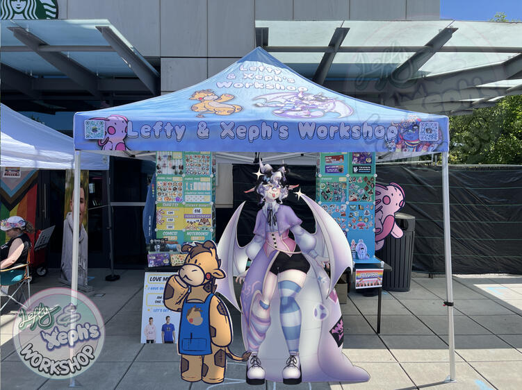 Pride 2024 Booth Setup